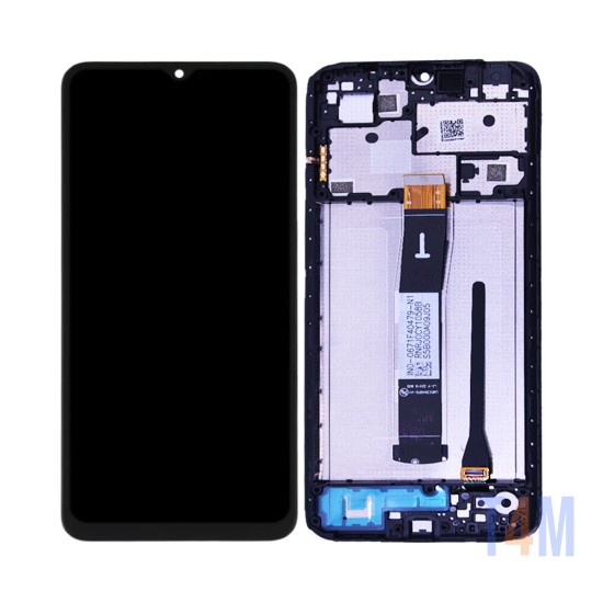 Touch+Display+Frame Xiaomi Redmi 12C Service Pack Negro